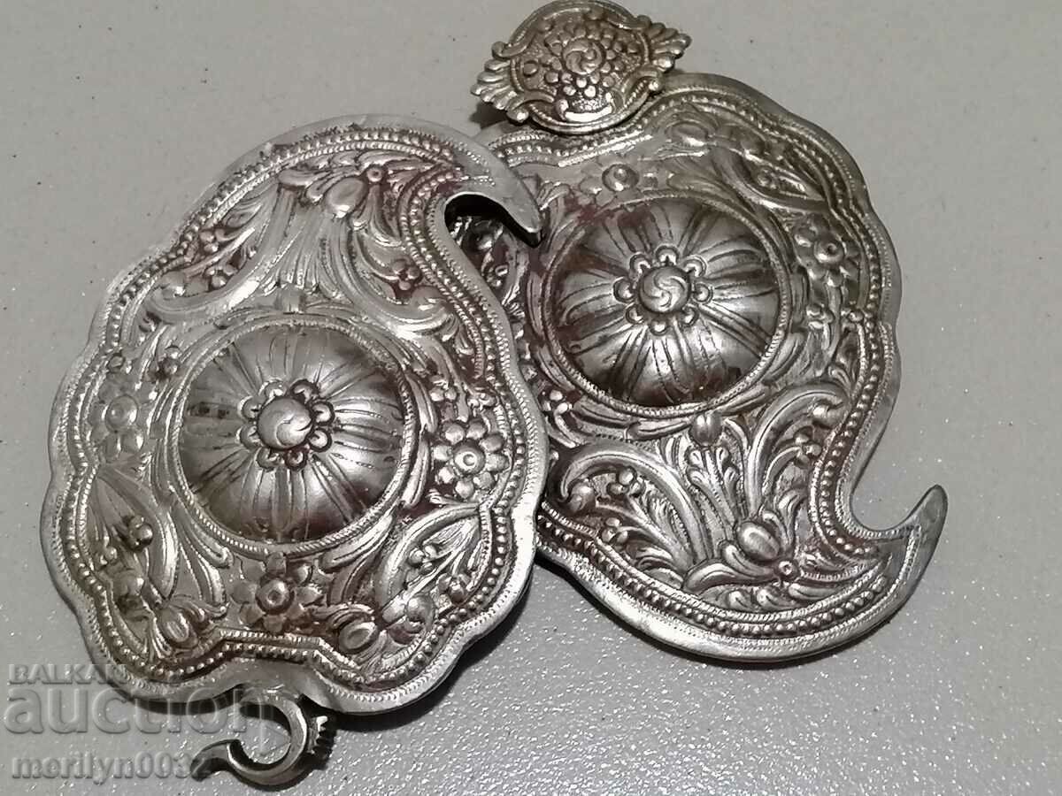 Възрожденски чукани сребърни пафти пафта чопраз сребро - 6 Възрожденски чукани сребърни пафти пафта чопраз сребро - 6