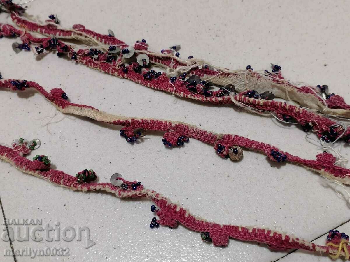 Stripe stripes beaded lace from women's ethnic wear shirt - 7 Stripe stripes beaded lace from women's ethnic wear shirt - 7