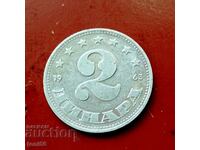Iugoslavia 2 dinari 1963 calitate