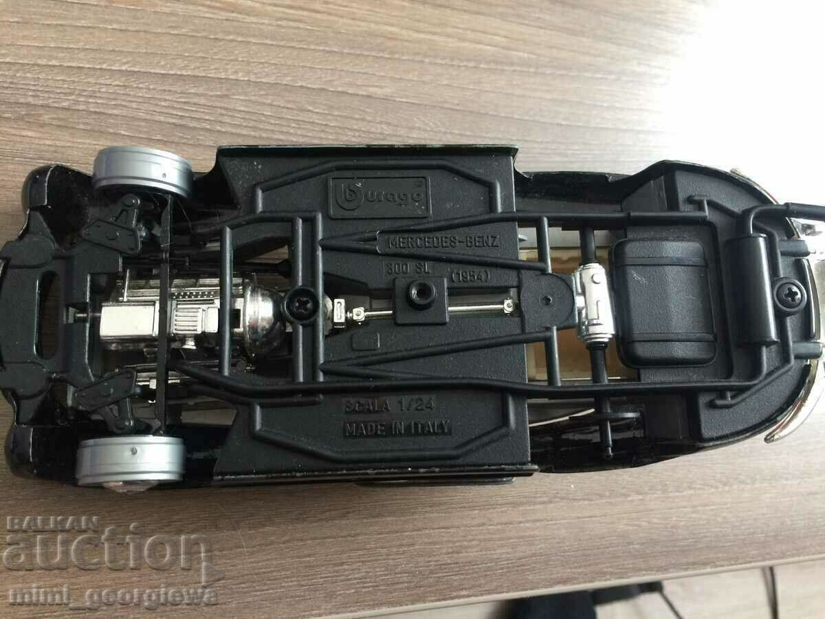 Mercedes - Benz 300 SL - 1 /24 of the company "Burago" Italy - 5 Mercedes - Benz 300 SL - 1 /24 of the company "Burago" Italy - 5