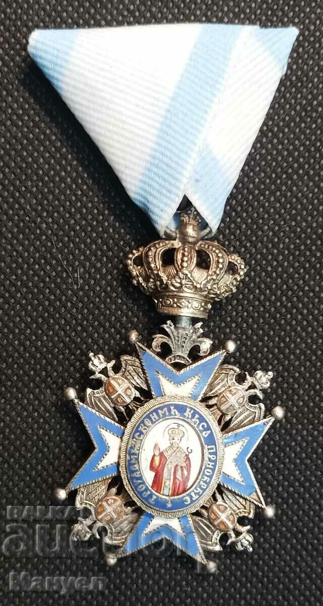Kingdom of Serbia, Order of "Saint Sava" V degree. - 5 Kingdom of Serbia, Order of "Saint Sava" V degree. - 5