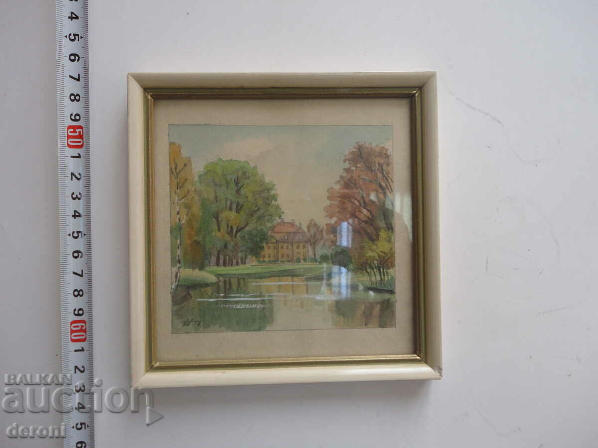 Old picture etching with price 25.00 BGN | € 12.78