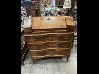 Venetian wooden desk / secretary / desk. #5407