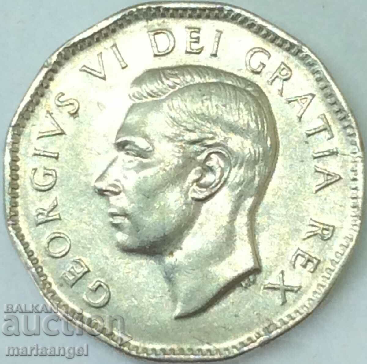 Canada 5 Cent 1951 Jubilee 1751-1951 George VI