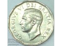Canada 5 Cent 1951 Jubileu 1751-1951 George VI