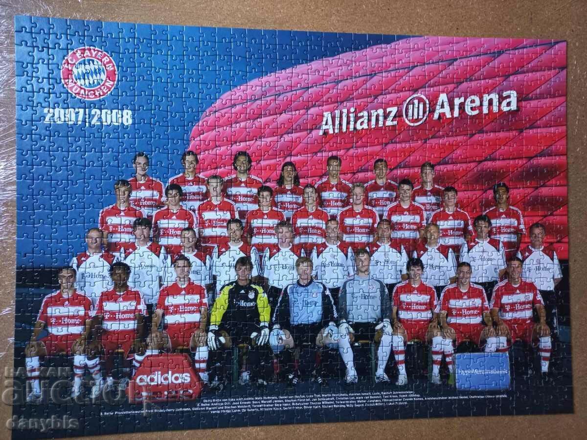 Soccer - Bayern Munich Puzzle with price 20.00 BGN | € 10.23 Soccer - Bayern Munich Puzzle with price 20.00 BGN | € 10.23