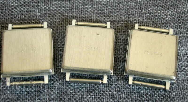 3 pcs. Russian watch cases steel new unused with price 18.00 BGN | € 9.20 3 pcs. Russian watch cases steel new unused with price 18.00 BGN | € 9.20