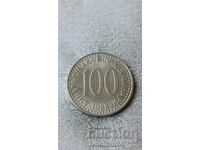 Γιουγκοσλαβία 100 δηνάρια 1988
