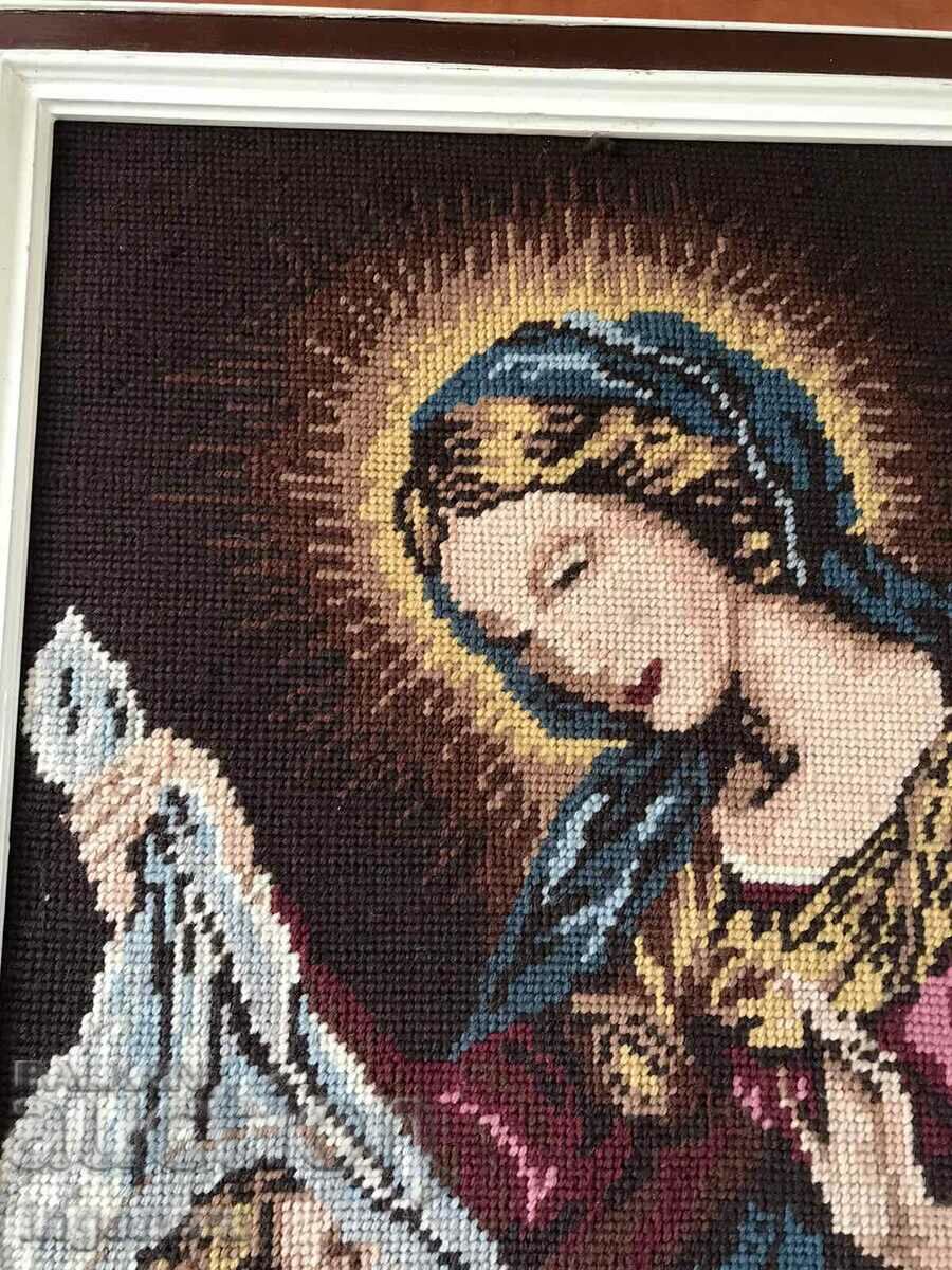 EARLY SOCIETY TAPESTRY SEWED PANEL WOOD FRAME - 5 EARLY SOCIETY TAPESTRY SEWED PANEL WOOD FRAME - 5