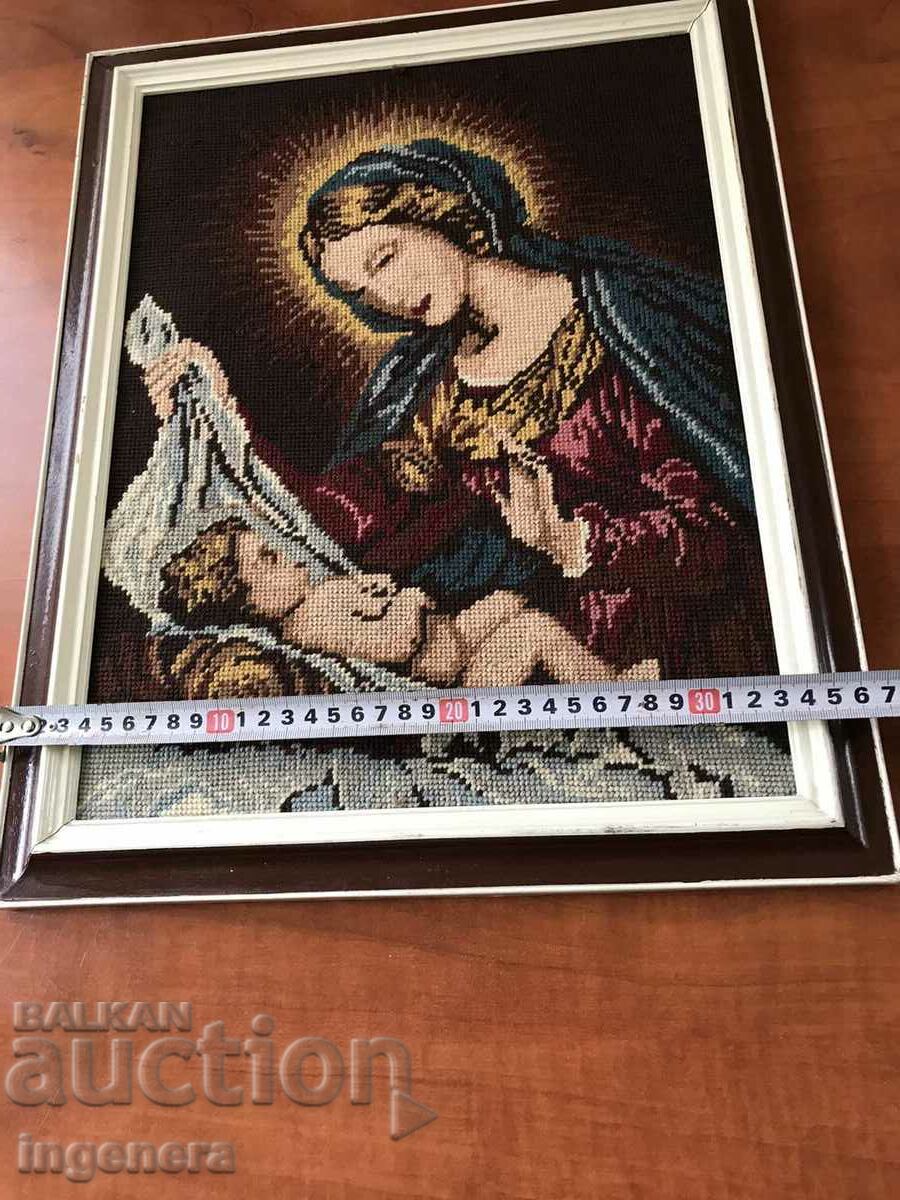 EARLY SOCIETY TAPESTRY SEWED PANEL WOOD FRAME - 6 EARLY SOCIETY TAPESTRY SEWED PANEL WOOD FRAME - 6