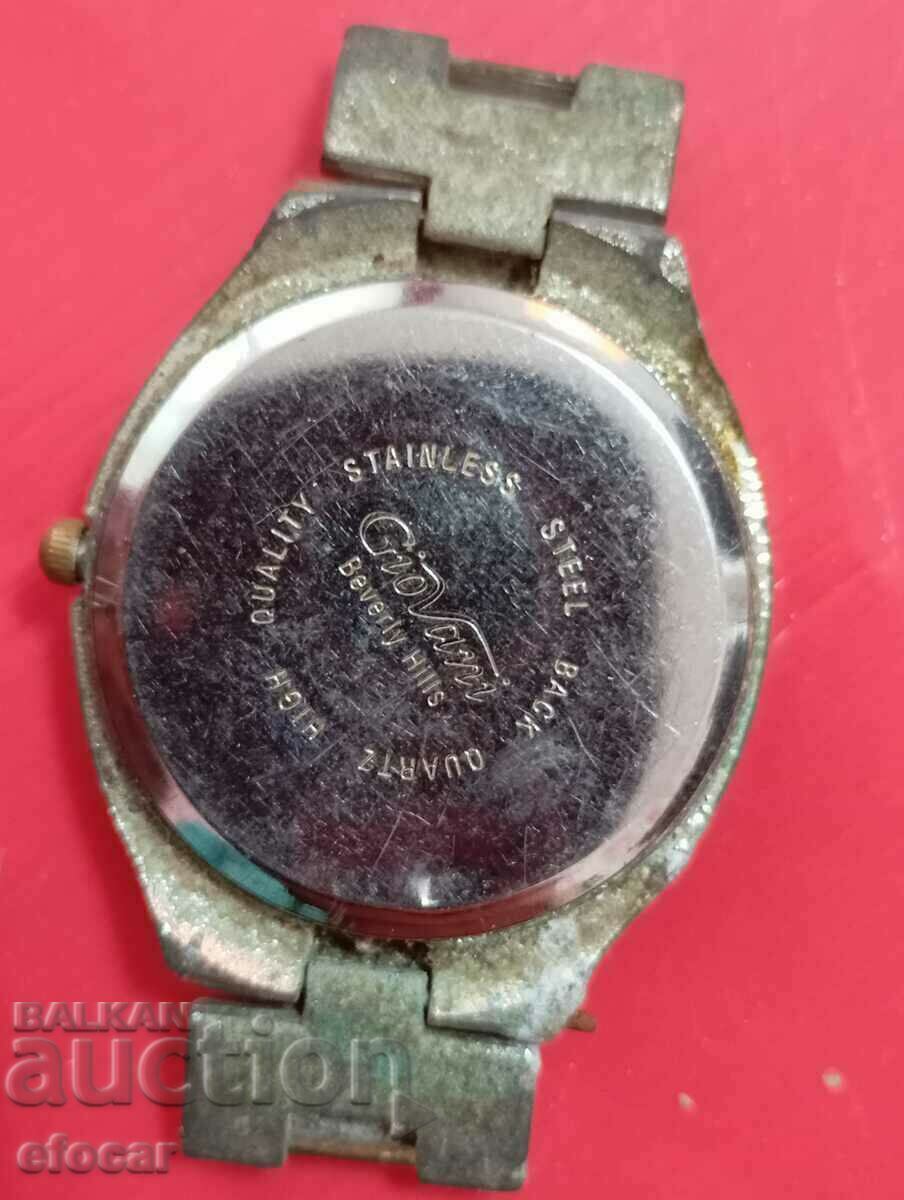 watch GIO VANNI beverli hils with price 3.00 BGN | € 1.53 watch GIO VANNI beverli hils with price 3.00 BGN | € 1.53
