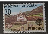 Spania Andorra 1981 Europa CEPT Clădiri MNH