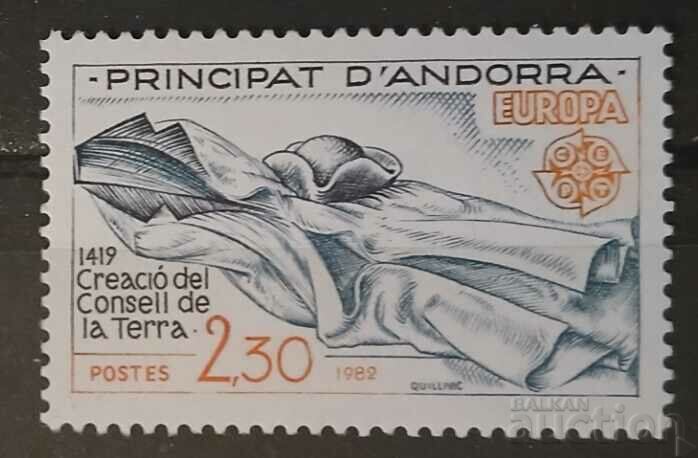 French Andorra 1982 Europe CEPT MNH