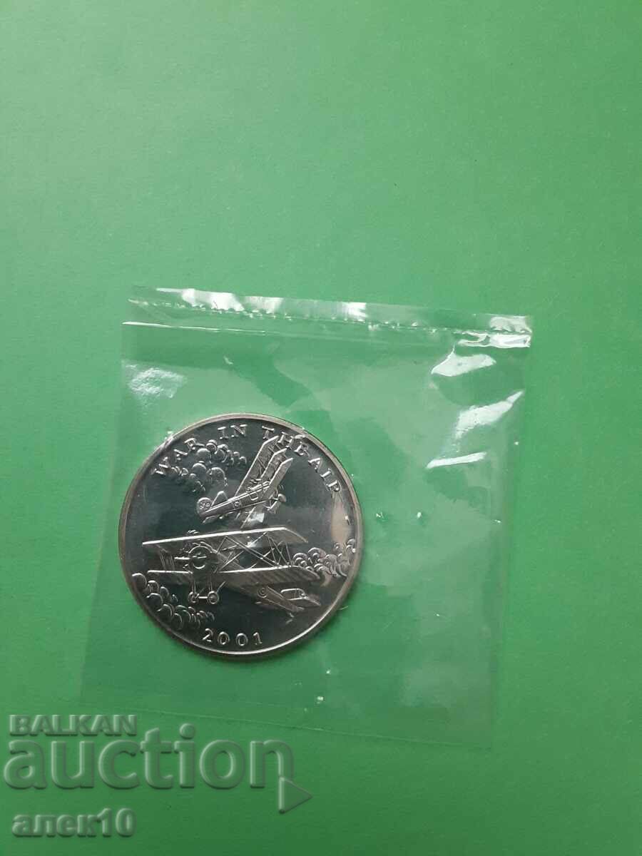 Liberia 5 dolari 2001 1