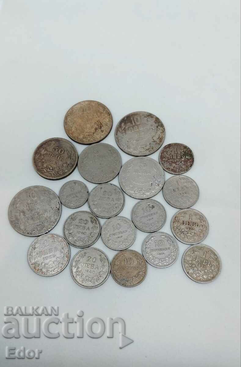 Lot of coins Bulgaria. Various years