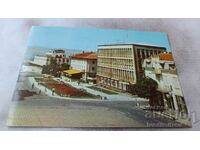 Carte poștală Centrul orașului Petrich 1985