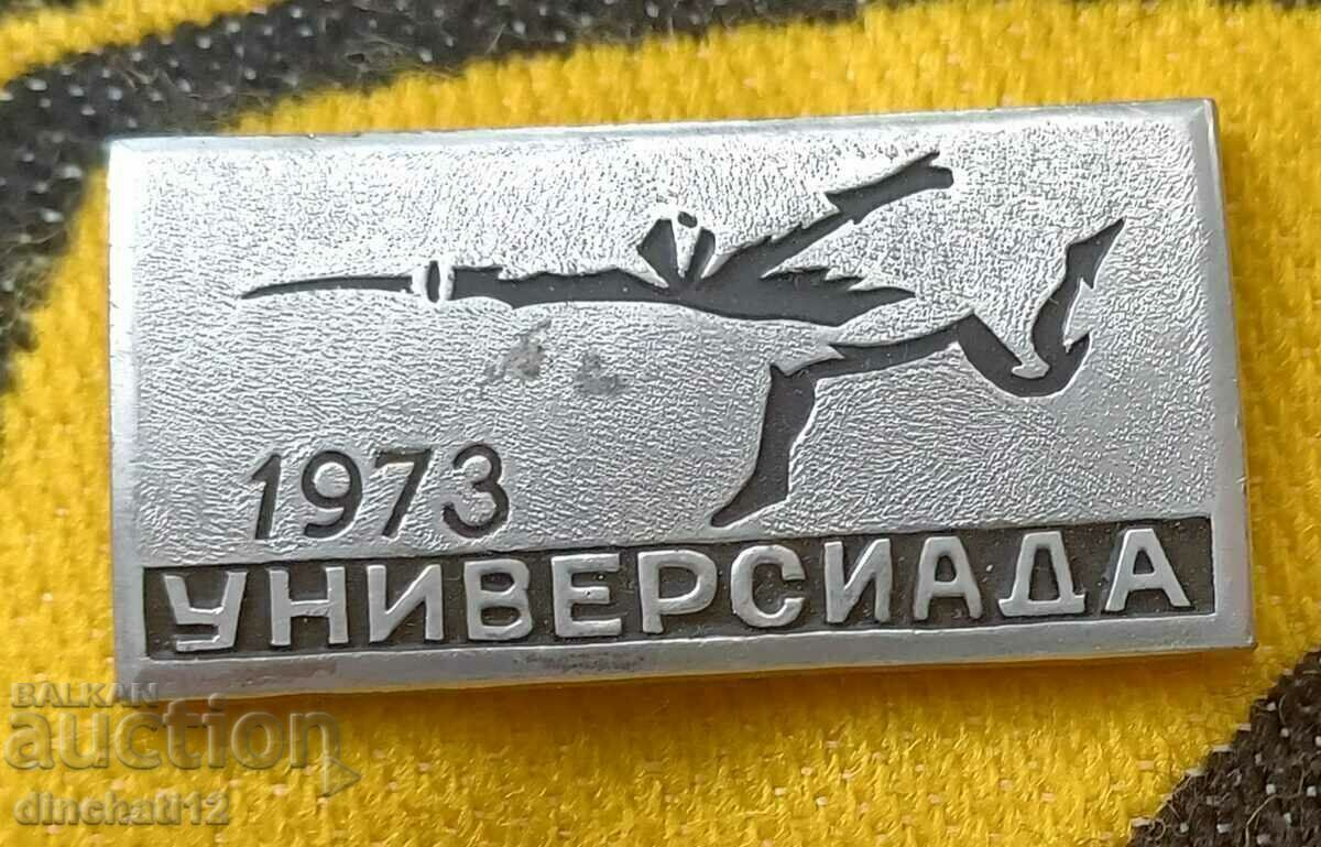 Badge. Universiade. Fencing. Moscow. 1973 - Fencing with price 3.50 BGN | € 1.79 Badge. Universiade. Fencing. Moscow. 1973 - Fencing with price 3.50 BGN | € 1.79