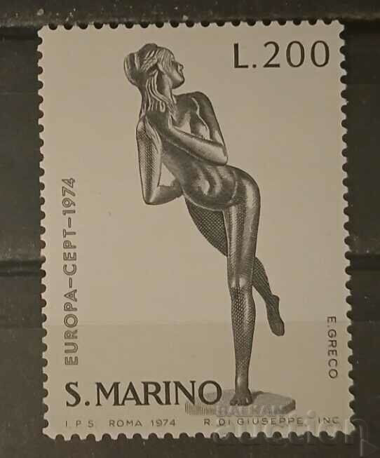 San Marino 1974 Europe CEPT Art/Sculptures MNH