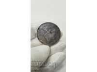 O monedă foarte rară din rubla imperială rusă de argint din 1809