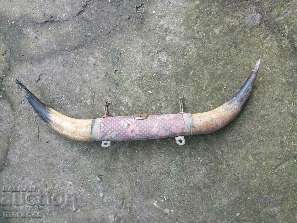 Old hanger made of horns