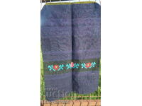 Old handwoven woolen apron