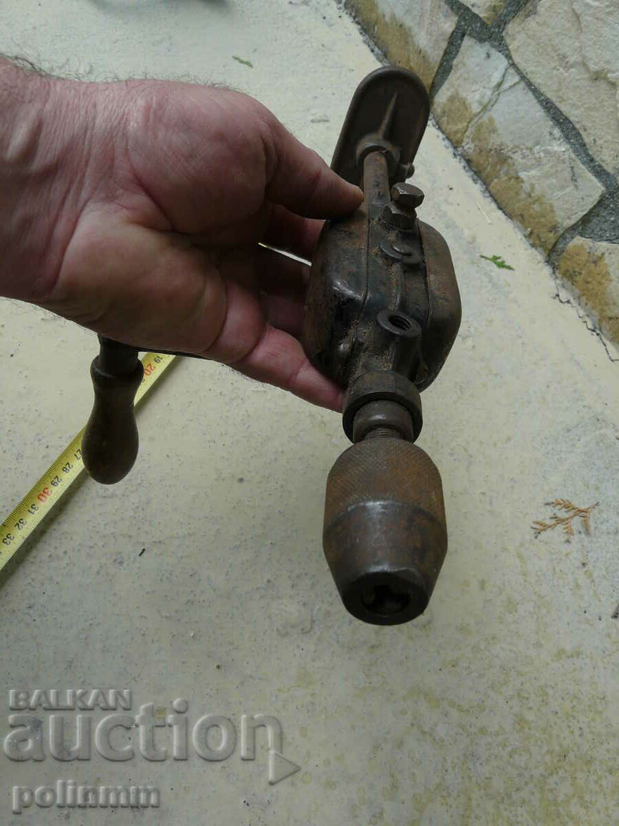 Auction Old German hand drill Auction Old German hand drill