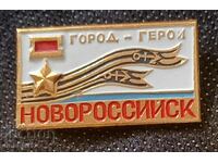Insigna „Orașul eroului Novorossiysk” URSS