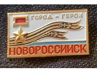 Insigna „Orașul eroului Novorossiysk” URSS