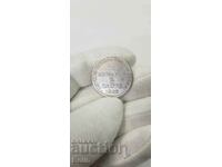Monedă de argint imperială rusă rară Varșovia M. W 1839