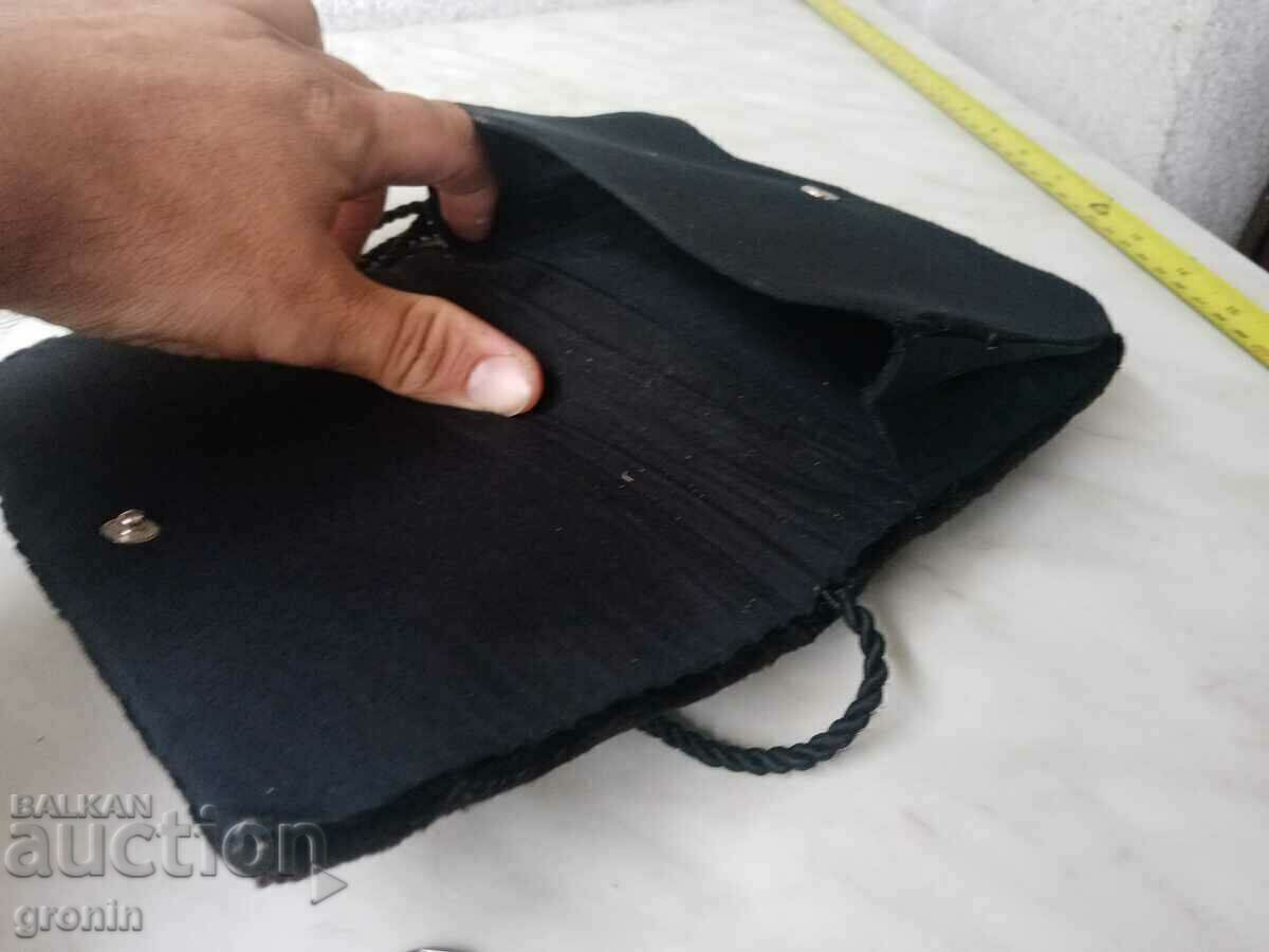 Delivery of From my aunt's dresser, bag silver, tinsel, vintage velvet