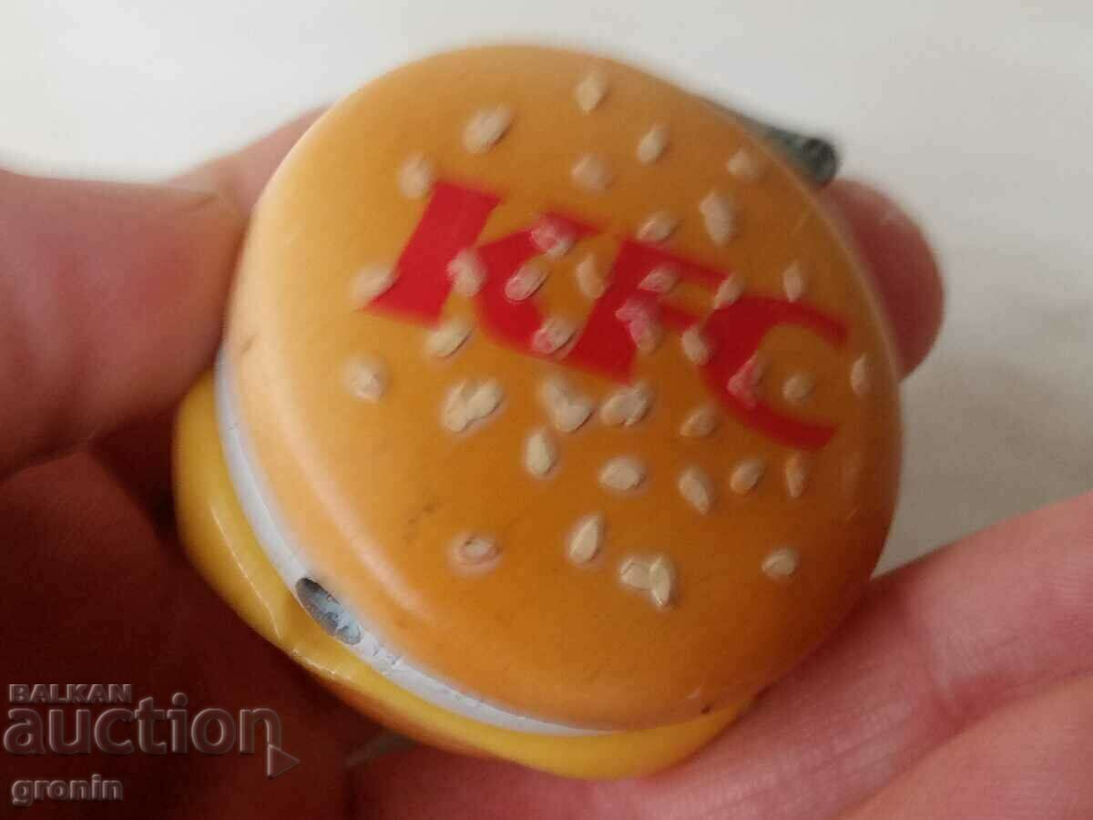 Rrr, brichetă pentru hamburger KFC, vintage, retro - 5