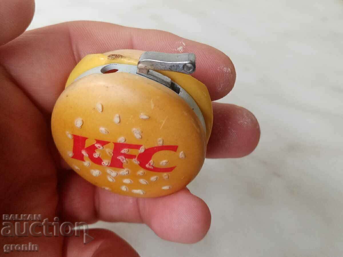 Rrr, KFC hamburger lighter, vintage, retro Rrr, KFC hamburger lighter, vintage, retro