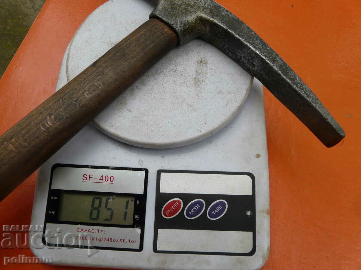 Old stonemason's hammer from 1711 - 7 Old stonemason's hammer from 1711 - 7