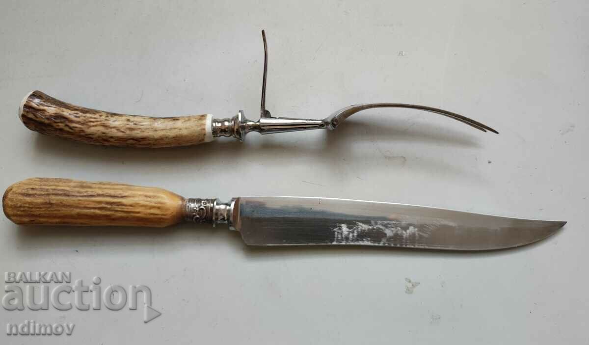 Knife and fork for cooking and serving Rog with price 65.00 BGN | € 33.23 Knife and fork for cooking and serving Rog with price 65.00 BGN | € 33.23