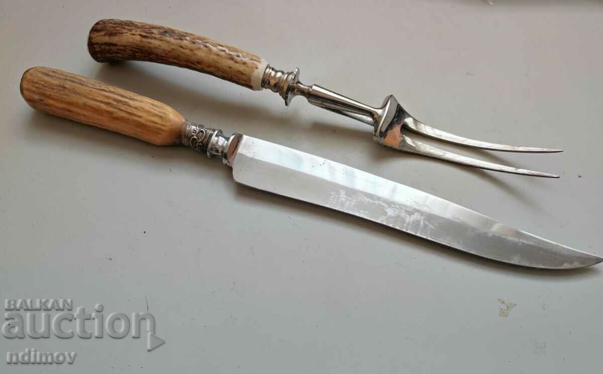 Auction Knife and fork for cooking and serving Rog Auction Knife and fork for cooking and serving Rog