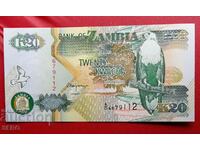 Banknote-Zambia-20 Kwacha 1992