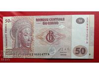 Τραπεζογραμμάτιο-Κονγκό-50 φράγκα 2013