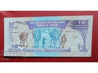 Bancnota-Somalia-10 silingi 1994