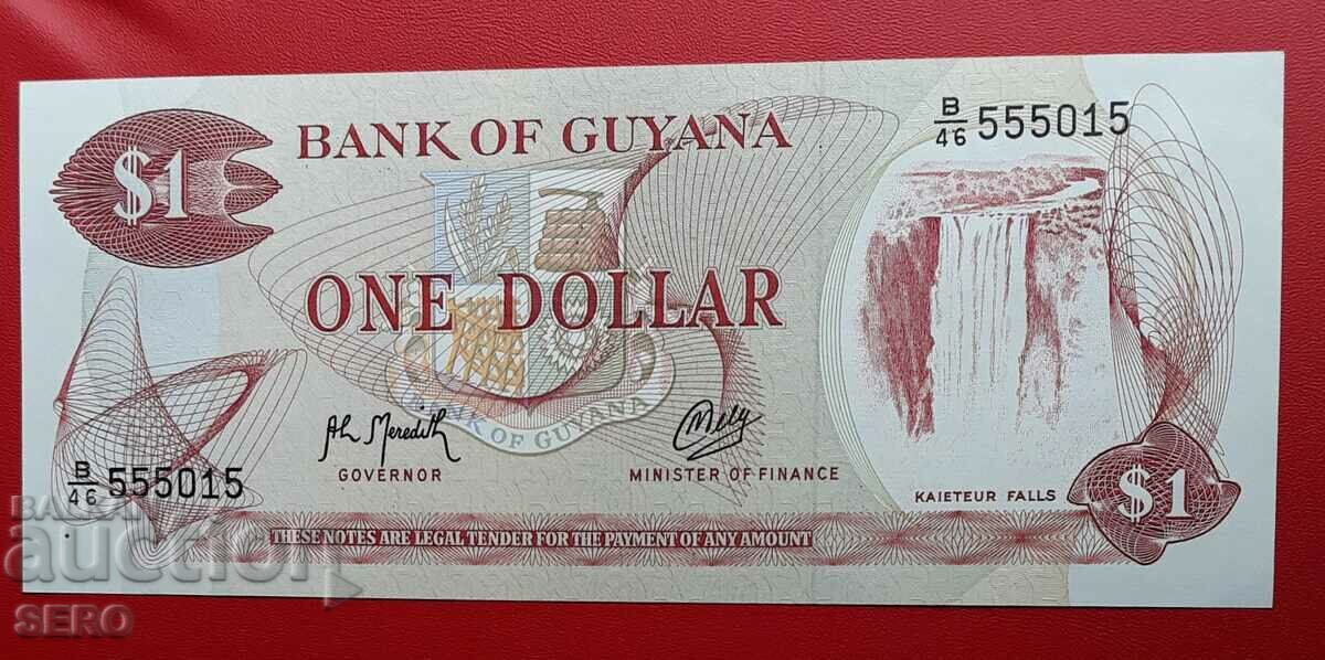 Banknote-Guyana-1 dollar