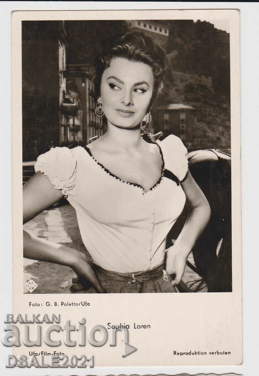 old Postcard actress SOPHIA LOREN /153