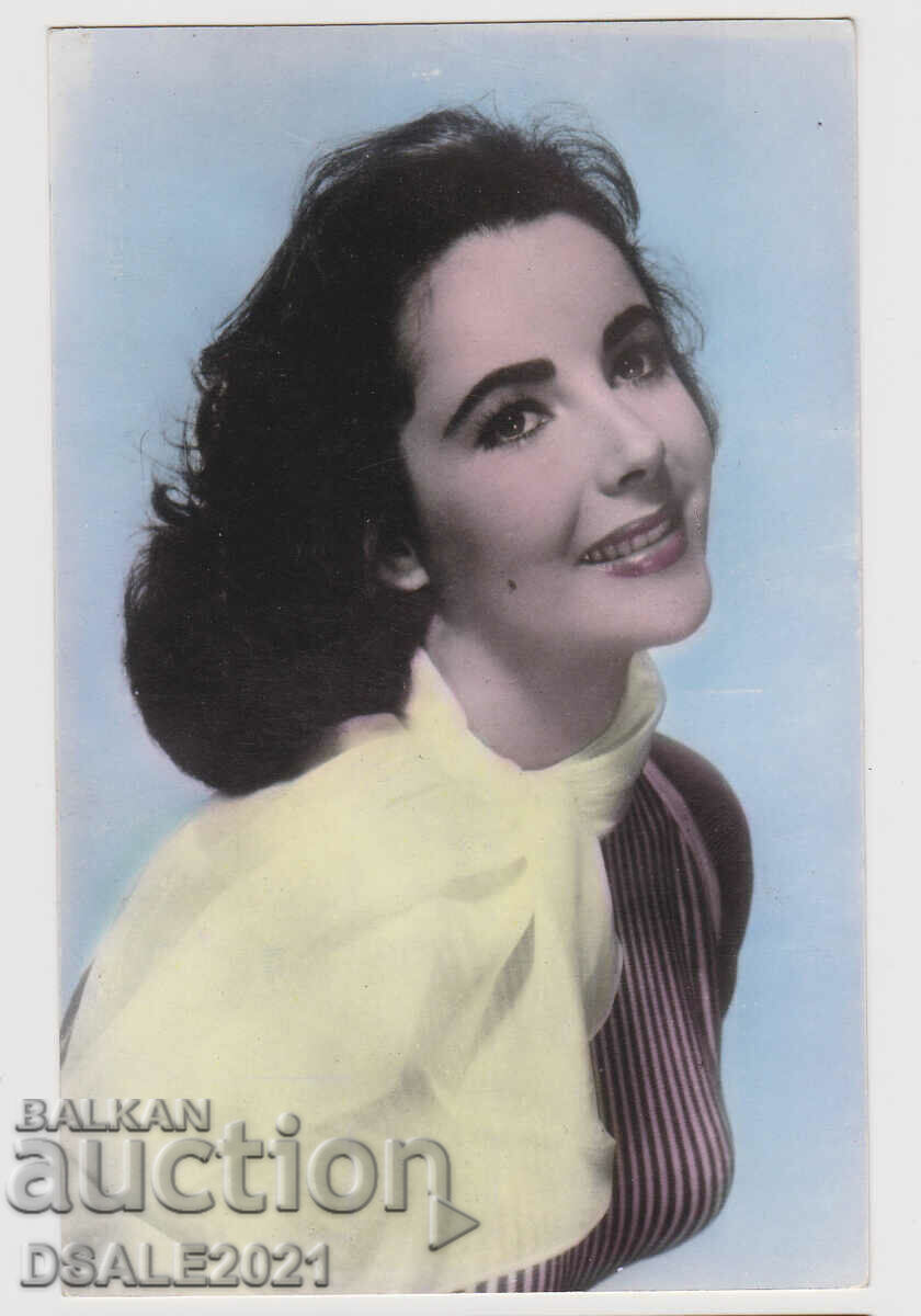 old Postcard actress ELIZABETH TAYLOR /161