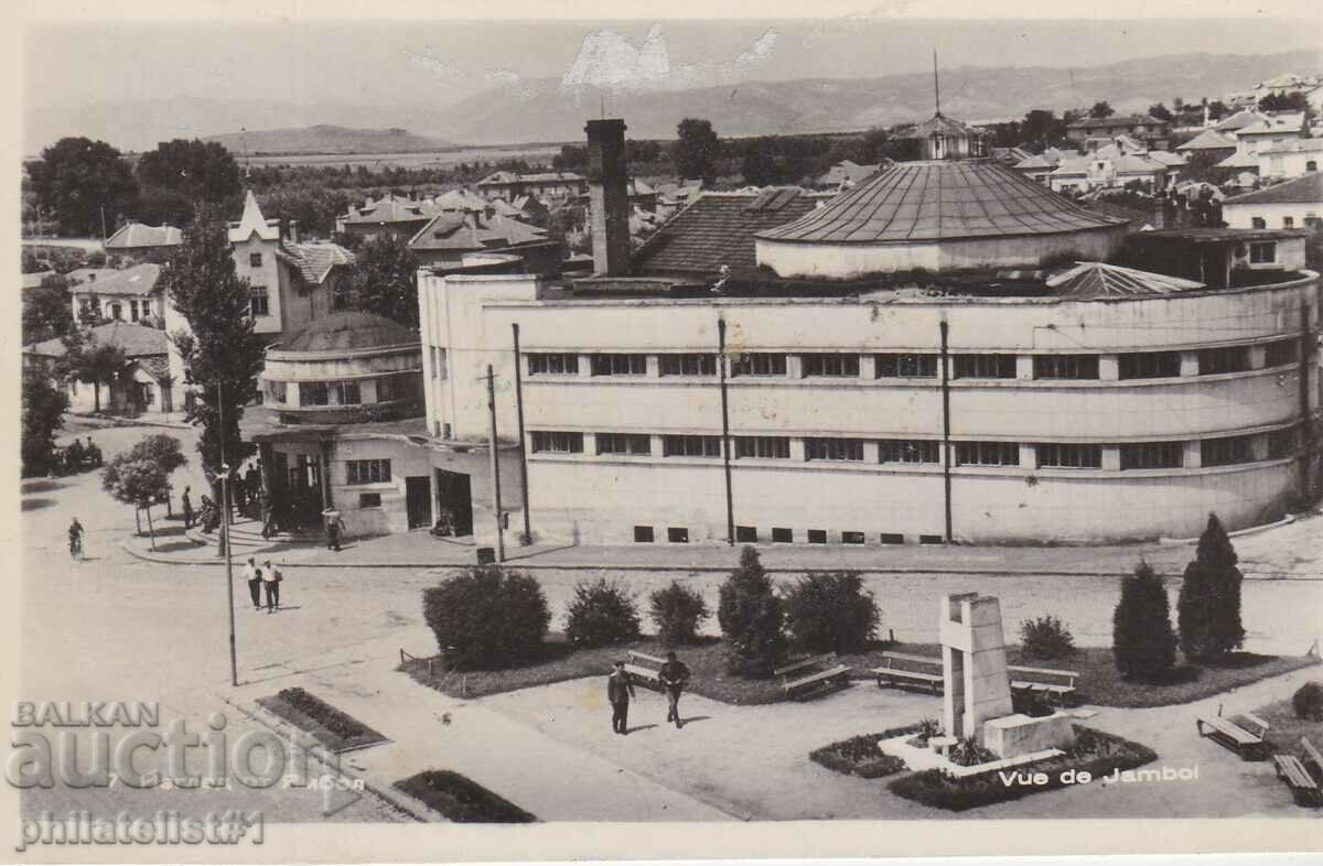 ΚΑΡΤΑ YAMBOL - ΠΡΟΒΟΛΗ ΠΕΡΙΠΟΥ 1955