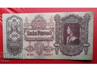 Banknote-Hungary-100 pengyos 1930