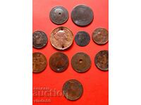 O mulțime de monede europene vechi