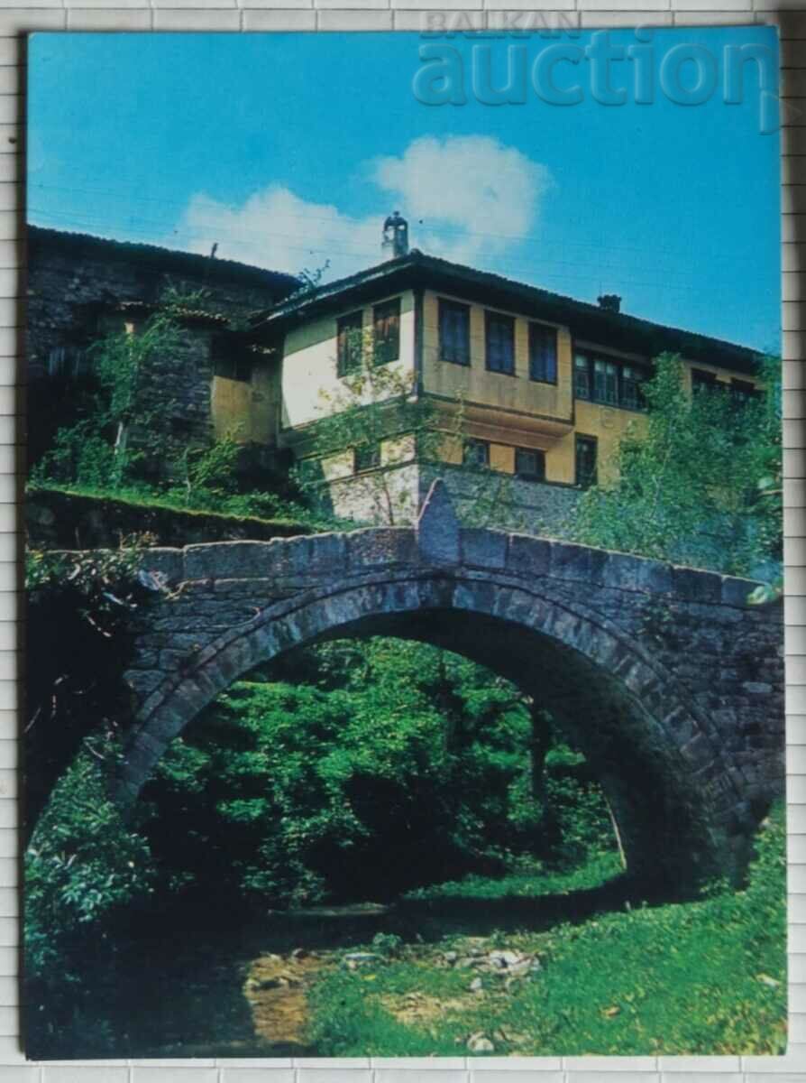 Καρτ ποστάλ 1978 ΚΟΠΡΙΒΣΤΙΤΣΑ Γέφυρα Καλουτσέβη και Βάσω..