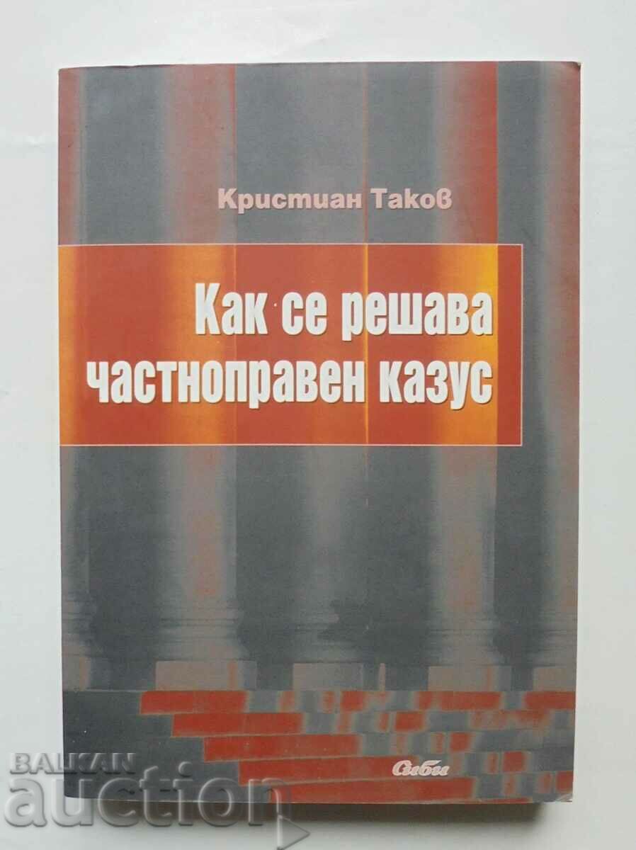 How to resolve a private law case - Christian Takov 2008