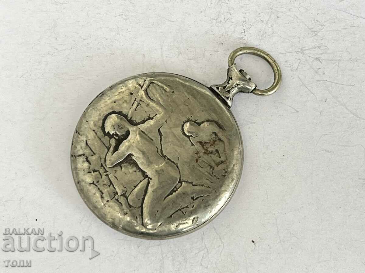 RARE POCKET WATCH NOT WORKING WITHOUT GLASS