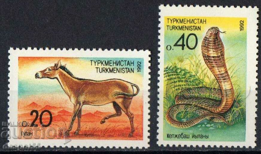 1992. Turkmenistan. Faună.