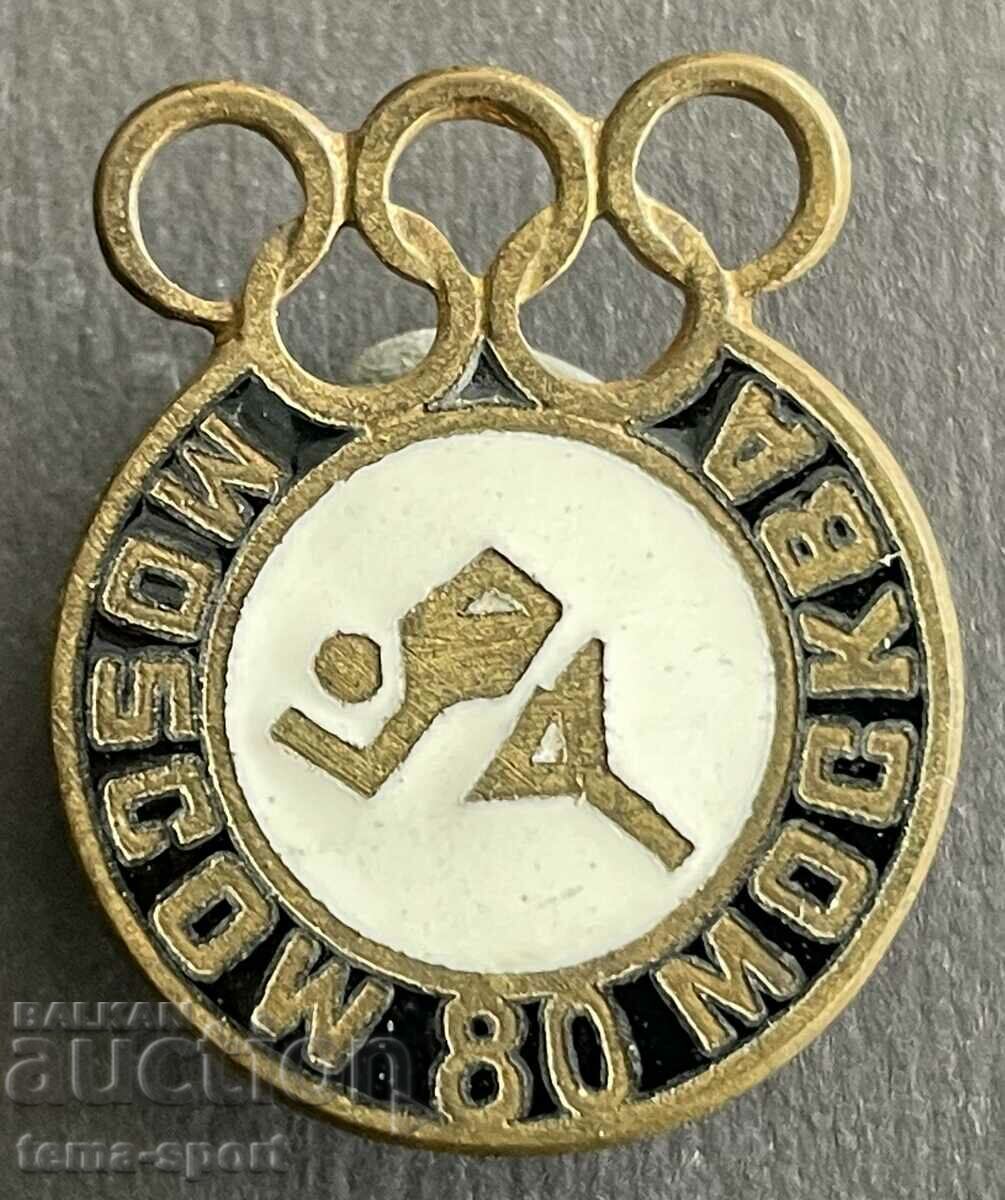 536 СССР голям олимпийски знак Олимпиада Москва 1980г. Емайл