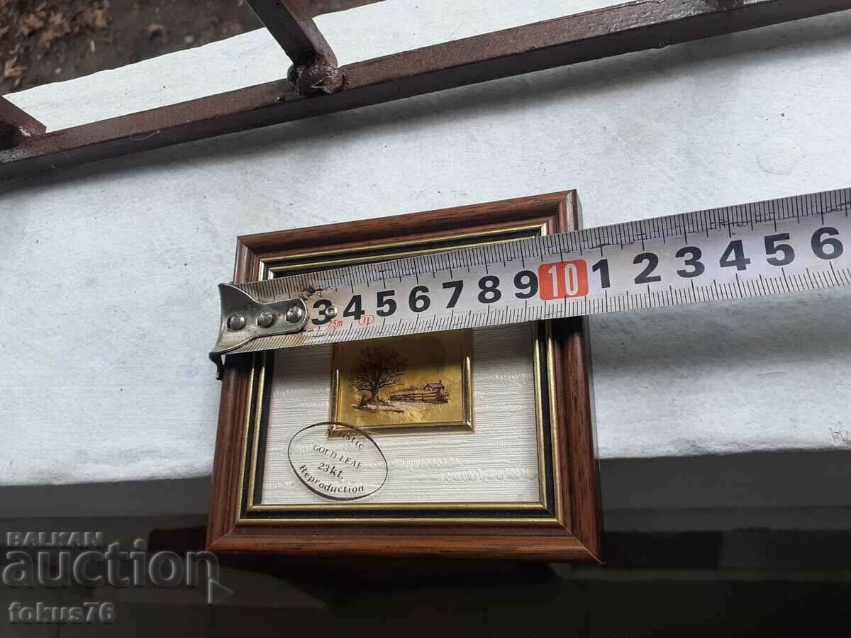 Painting miniature with gold foil signature - 5 Painting miniature with gold foil signature - 5